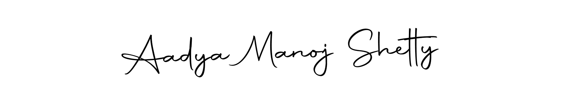 Aadya Manoj Shetty stylish signature style. Best Handwritten Sign (Autography-DOLnW) for my name. Handwritten Signature Collection Ideas for my name Aadya Manoj Shetty. Aadya Manoj Shetty signature style 10 images and pictures png