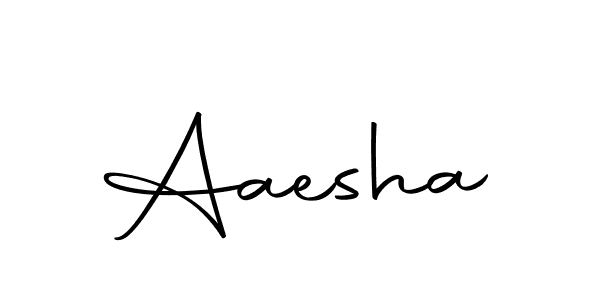How to make Aaesha signature? Autography-DOLnW is a professional autograph style. Create handwritten signature for Aaesha name. Aaesha signature style 10 images and pictures png