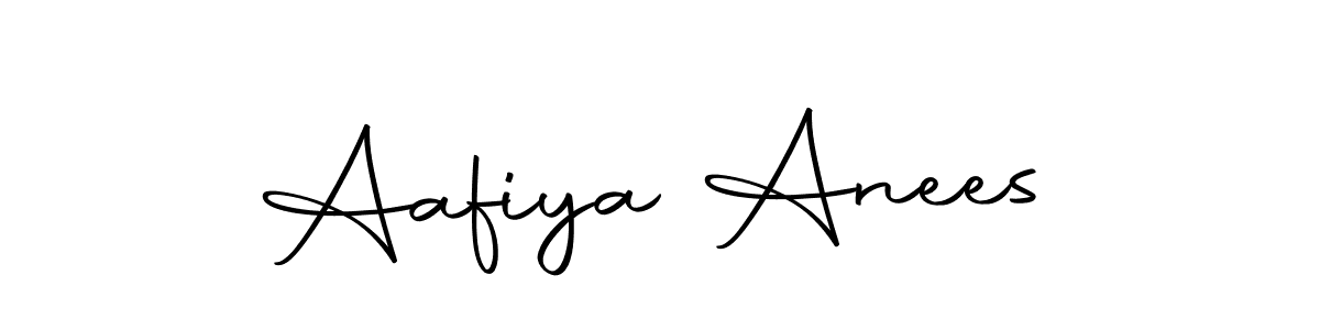 The best way (Autography-DOLnW) to make a short signature is to pick only two or three words in your name. The name Aafiya Anees include a total of six letters. For converting this name. Aafiya Anees signature style 10 images and pictures png