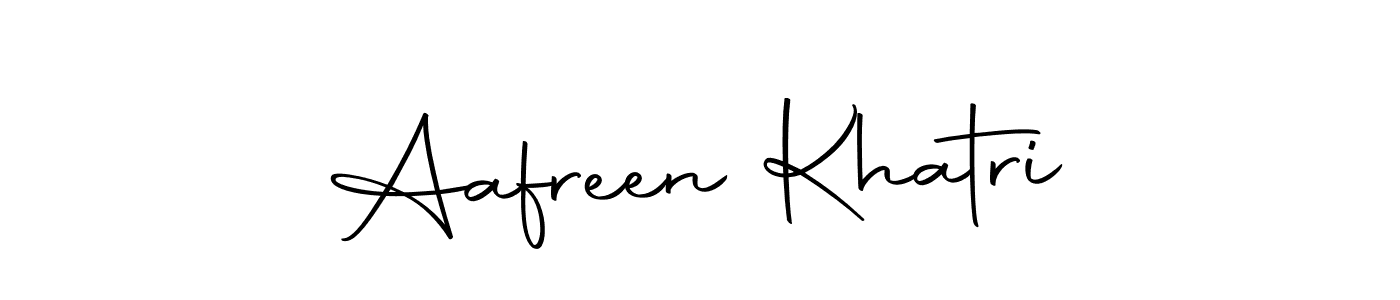 Create a beautiful signature design for name Aafreen Khatri. With this signature (Autography-DOLnW) fonts, you can make a handwritten signature for free. Aafreen Khatri signature style 10 images and pictures png