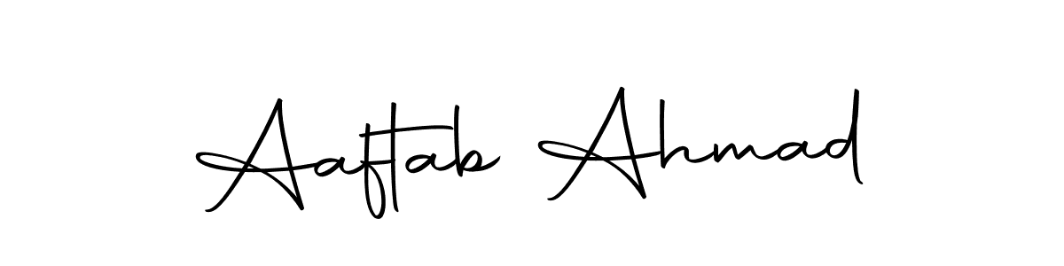 Here are the top 10 professional signature styles for the name Aaftab Ahmad. These are the best autograph styles you can use for your name. Aaftab Ahmad signature style 10 images and pictures png