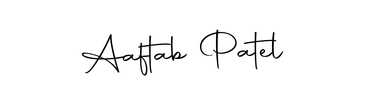 Make a beautiful signature design for name Aaftab Patel. Use this online signature maker to create a handwritten signature for free. Aaftab Patel signature style 10 images and pictures png