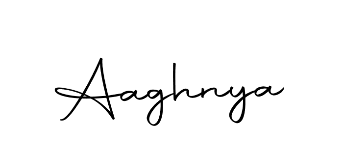 Design your own signature with our free online signature maker. With this signature software, you can create a handwritten (Autography-DOLnW) signature for name Aaghnya. Aaghnya signature style 10 images and pictures png