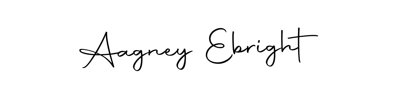 Design your own signature with our free online signature maker. With this signature software, you can create a handwritten (Autography-DOLnW) signature for name Aagney Ebright. Aagney Ebright signature style 10 images and pictures png