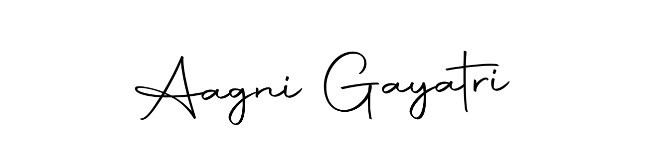 Design your own signature with our free online signature maker. With this signature software, you can create a handwritten (Autography-DOLnW) signature for name Aagni Gayatri. Aagni Gayatri signature style 10 images and pictures png
