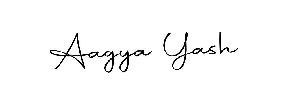 Similarly Autography-DOLnW is the best handwritten signature design. Signature creator online .You can use it as an online autograph creator for name Aagya Yash. Aagya Yash signature style 10 images and pictures png