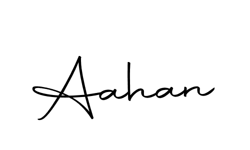 Make a beautiful signature design for name Aahan. With this signature (Autography-DOLnW) style, you can create a handwritten signature for free. Aahan signature style 10 images and pictures png