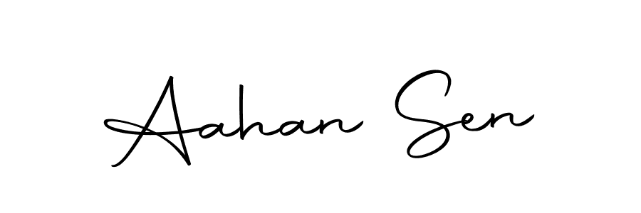 if you are searching for the best signature style for your name Aahan Sen. so please give up your signature search. here we have designed multiple signature styles  using Autography-DOLnW. Aahan Sen signature style 10 images and pictures png