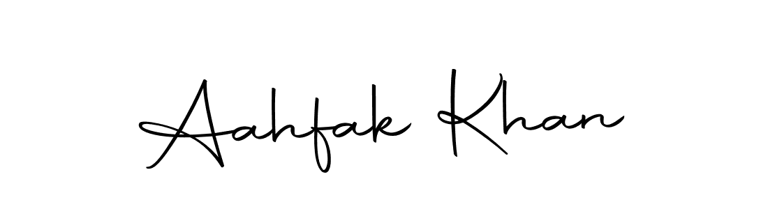 Aahfak Khan stylish signature style. Best Handwritten Sign (Autography-DOLnW) for my name. Handwritten Signature Collection Ideas for my name Aahfak Khan. Aahfak Khan signature style 10 images and pictures png