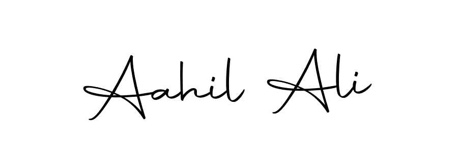 The best way (Autography-DOLnW) to make a short signature is to pick only two or three words in your name. The name Aahil Ali include a total of six letters. For converting this name. Aahil Ali signature style 10 images and pictures png