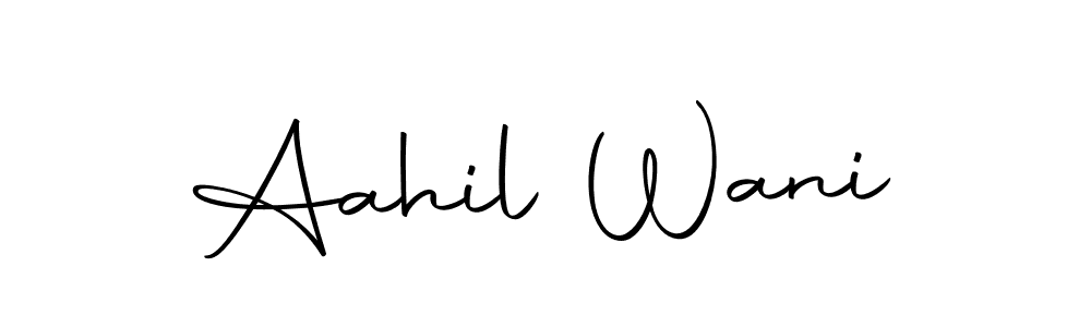 Also we have Aahil Wani name is the best signature style. Create professional handwritten signature collection using Autography-DOLnW autograph style. Aahil Wani signature style 10 images and pictures png