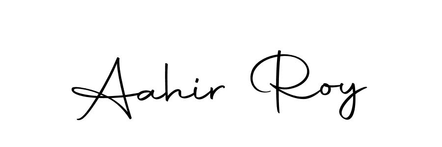 The best way (Autography-DOLnW) to make a short signature is to pick only two or three words in your name. The name Aahir Roy include a total of six letters. For converting this name. Aahir Roy signature style 10 images and pictures png