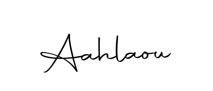Use a signature maker to create a handwritten signature online. With this signature software, you can design (Autography-DOLnW) your own signature for name Aahlaou. Aahlaou signature style 10 images and pictures png