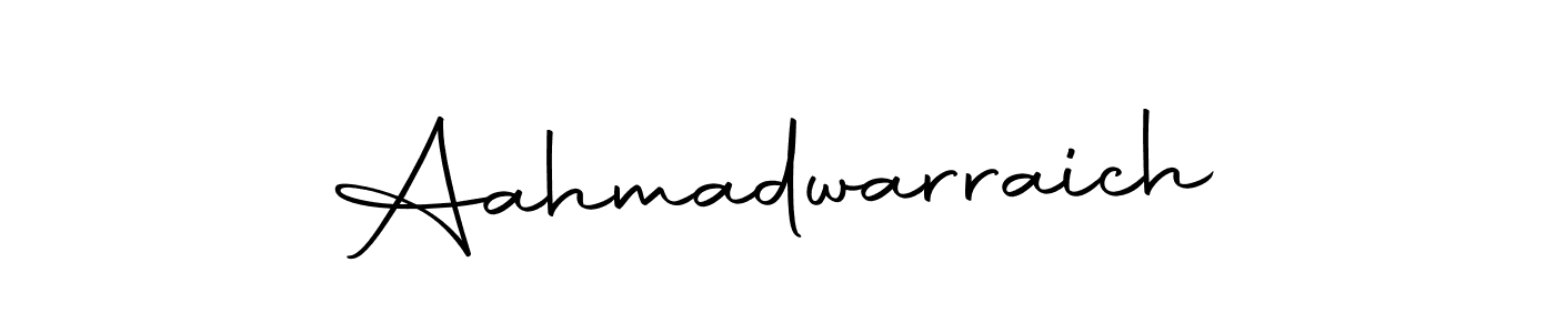 Make a beautiful signature design for name Aahmadwarraich. With this signature (Autography-DOLnW) style, you can create a handwritten signature for free. Aahmadwarraich signature style 10 images and pictures png