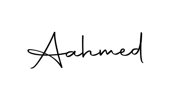 Create a beautiful signature design for name Aahmed. With this signature (Autography-DOLnW) fonts, you can make a handwritten signature for free. Aahmed signature style 10 images and pictures png