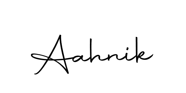 Design your own signature with our free online signature maker. With this signature software, you can create a handwritten (Autography-DOLnW) signature for name Aahnik. Aahnik signature style 10 images and pictures png