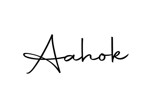 The best way (Autography-DOLnW) to make a short signature is to pick only two or three words in your name. The name Aahok include a total of six letters. For converting this name. Aahok signature style 10 images and pictures png