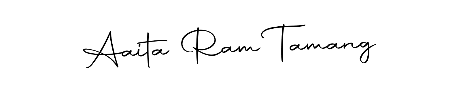 Make a short Aaita Ram Tamang signature style. Manage your documents anywhere anytime using Autography-DOLnW. Create and add eSignatures, submit forms, share and send files easily. Aaita Ram Tamang signature style 10 images and pictures png