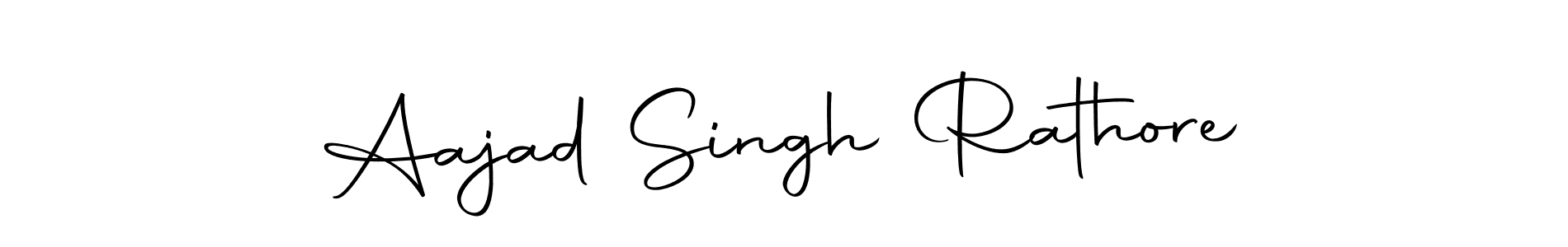 Make a short Aajad Singh Rathore signature style. Manage your documents anywhere anytime using Autography-DOLnW. Create and add eSignatures, submit forms, share and send files easily. Aajad Singh Rathore signature style 10 images and pictures png