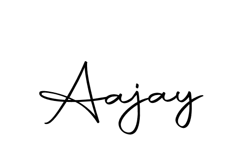 Design your own signature with our free online signature maker. With this signature software, you can create a handwritten (Autography-DOLnW) signature for name Aajay. Aajay signature style 10 images and pictures png