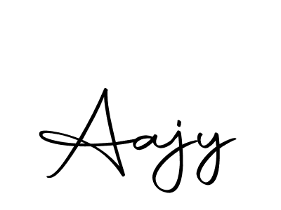 How to make Aajy signature? Autography-DOLnW is a professional autograph style. Create handwritten signature for Aajy name. Aajy signature style 10 images and pictures png