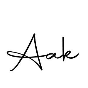 Create a beautiful signature design for name Aak. With this signature (Autography-DOLnW) fonts, you can make a handwritten signature for free. Aak signature style 10 images and pictures png