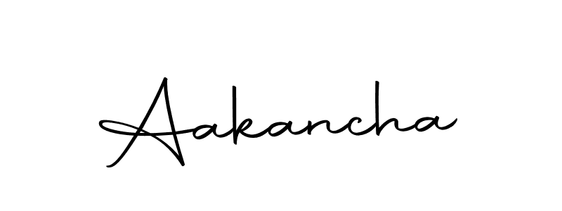 Make a beautiful signature design for name Aakancha. With this signature (Autography-DOLnW) style, you can create a handwritten signature for free. Aakancha signature style 10 images and pictures png