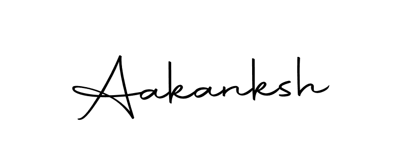 Design your own signature with our free online signature maker. With this signature software, you can create a handwritten (Autography-DOLnW) signature for name Aakanksh. Aakanksh signature style 10 images and pictures png