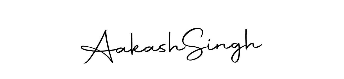 Use a signature maker to create a handwritten signature online. With this signature software, you can design (Autography-DOLnW) your own signature for name Aakash  Singh. Aakash  Singh signature style 10 images and pictures png