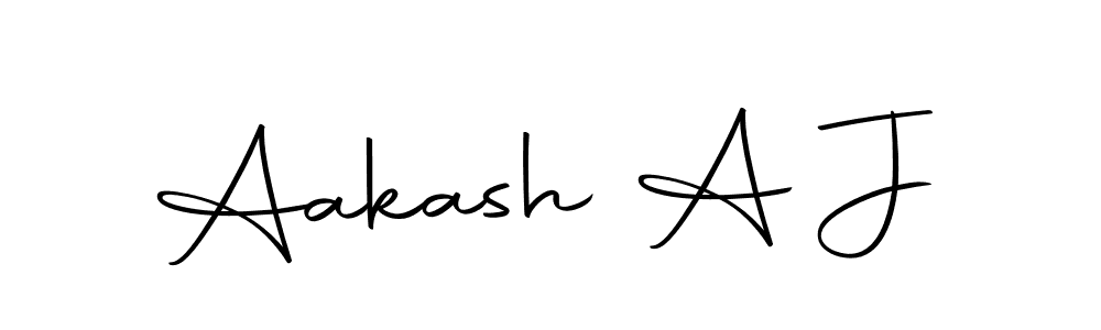 It looks lik you need a new signature style for name Aakash A J. Design unique handwritten (Autography-DOLnW) signature with our free signature maker in just a few clicks. Aakash A J signature style 10 images and pictures png