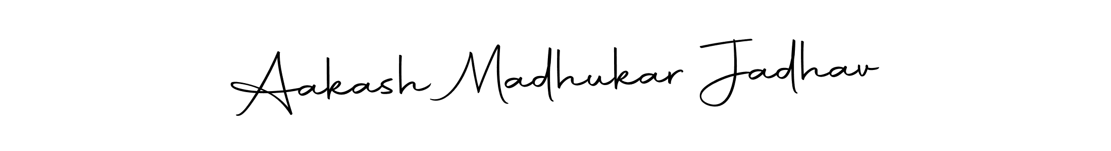 if you are searching for the best signature style for your name Aakash Madhukar Jadhav. so please give up your signature search. here we have designed multiple signature styles  using Autography-DOLnW. Aakash Madhukar Jadhav signature style 10 images and pictures png