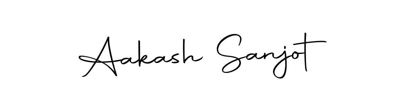 You can use this online signature creator to create a handwritten signature for the name Aakash Sanjot. This is the best online autograph maker. Aakash Sanjot signature style 10 images and pictures png