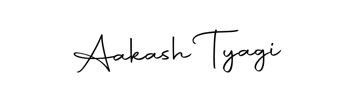The best way (Autography-DOLnW) to make a short signature is to pick only two or three words in your name. The name Aakash Tyagi include a total of six letters. For converting this name. Aakash Tyagi signature style 10 images and pictures png