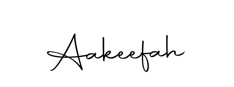 Design your own signature with our free online signature maker. With this signature software, you can create a handwritten (Autography-DOLnW) signature for name Aakeefah. Aakeefah signature style 10 images and pictures png