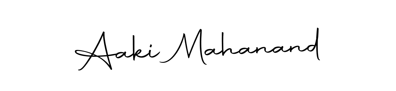 Use a signature maker to create a handwritten signature online. With this signature software, you can design (Autography-DOLnW) your own signature for name Aaki Mahanand. Aaki Mahanand signature style 10 images and pictures png