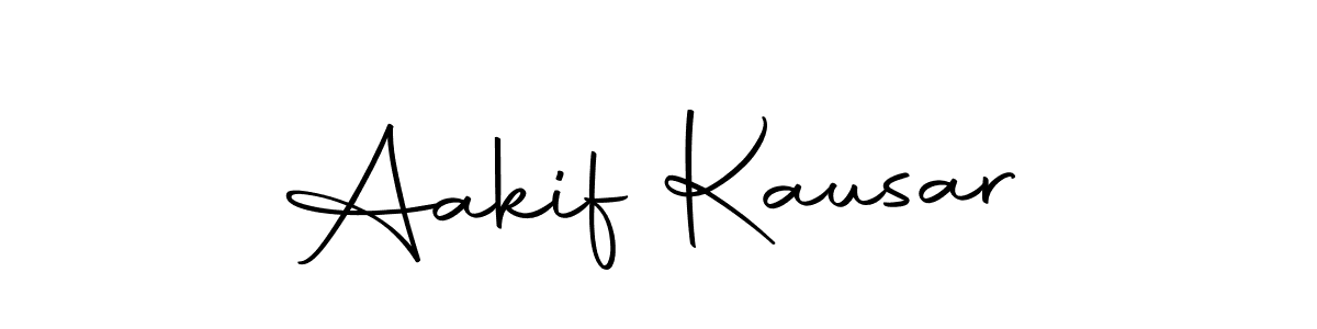 if you are searching for the best signature style for your name Aakif Kausar. so please give up your signature search. here we have designed multiple signature styles  using Autography-DOLnW. Aakif Kausar signature style 10 images and pictures png