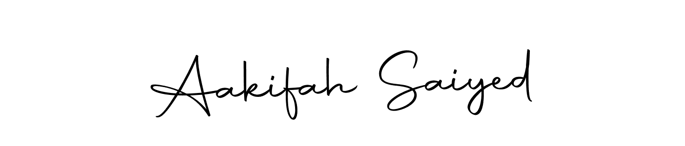 How to make Aakifah Saiyed signature? Autography-DOLnW is a professional autograph style. Create handwritten signature for Aakifah Saiyed name. Aakifah Saiyed signature style 10 images and pictures png