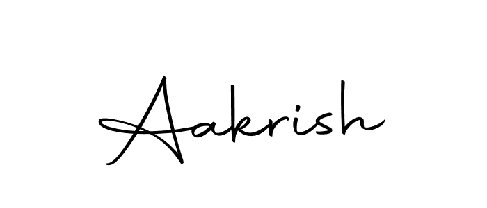 How to make Aakrish name signature. Use Autography-DOLnW style for creating short signs online. This is the latest handwritten sign. Aakrish signature style 10 images and pictures png