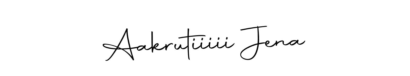 How to make Aakrutiiiii Jena signature? Autography-DOLnW is a professional autograph style. Create handwritten signature for Aakrutiiiii Jena name. Aakrutiiiii Jena signature style 10 images and pictures png