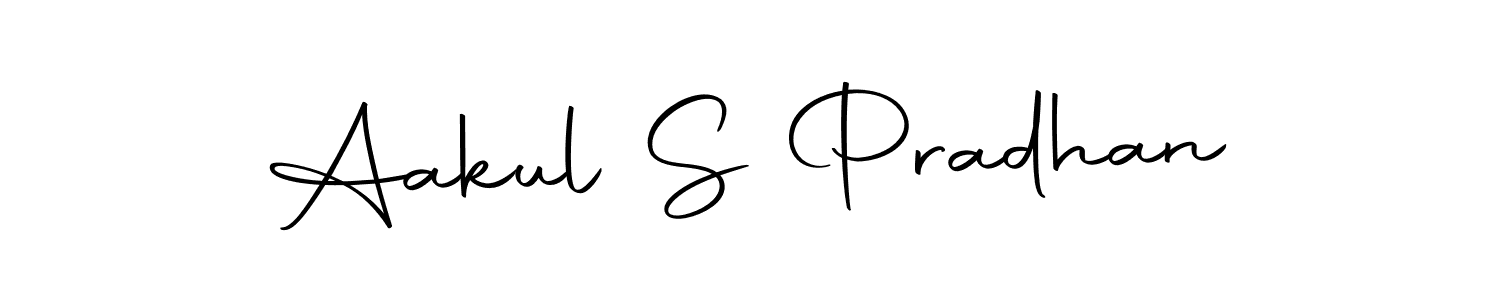 You should practise on your own different ways (Autography-DOLnW) to write your name (Aakul S Pradhan) in signature. don't let someone else do it for you. Aakul S Pradhan signature style 10 images and pictures png