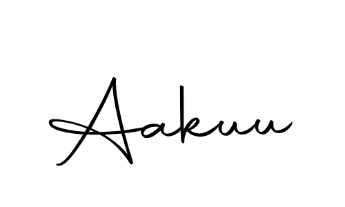 How to make Aakuu signature? Autography-DOLnW is a professional autograph style. Create handwritten signature for Aakuu name. Aakuu signature style 10 images and pictures png