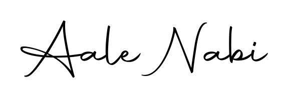 How to make Aale Nabi name signature. Use Autography-DOLnW style for creating short signs online. This is the latest handwritten sign. Aale Nabi signature style 10 images and pictures png