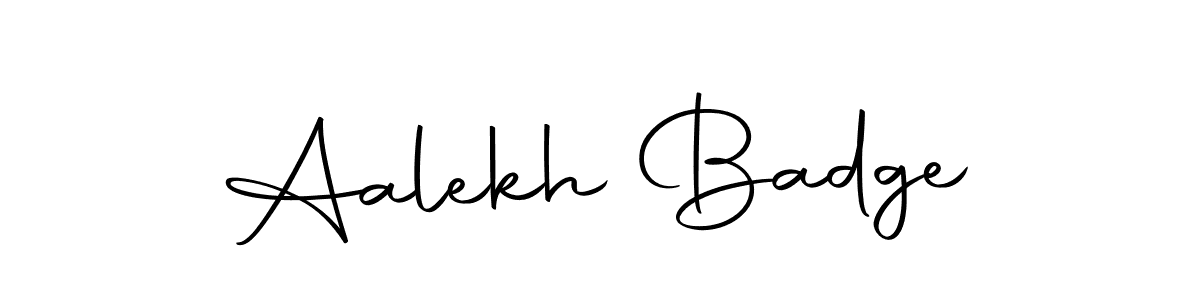 Autography-DOLnW is a professional signature style that is perfect for those who want to add a touch of class to their signature. It is also a great choice for those who want to make their signature more unique. Get Aalekh Badge name to fancy signature for free. Aalekh Badge signature style 10 images and pictures png