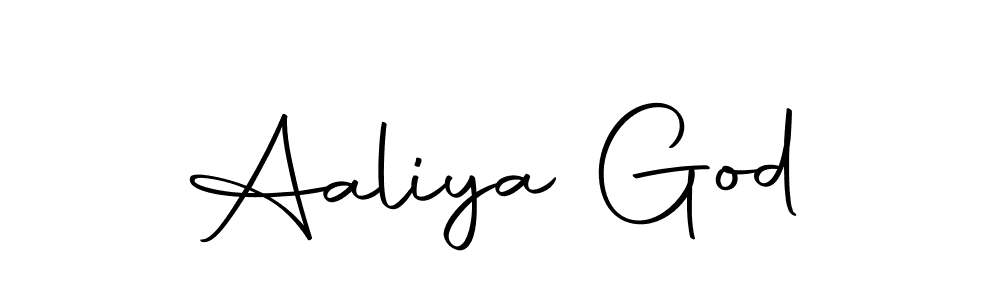 Design your own signature with our free online signature maker. With this signature software, you can create a handwritten (Autography-DOLnW) signature for name Aaliya God. Aaliya God signature style 10 images and pictures png