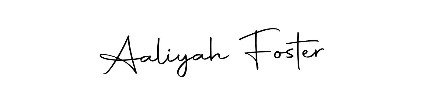 Make a beautiful signature design for name Aaliyah Foster. Use this online signature maker to create a handwritten signature for free. Aaliyah Foster signature style 10 images and pictures png