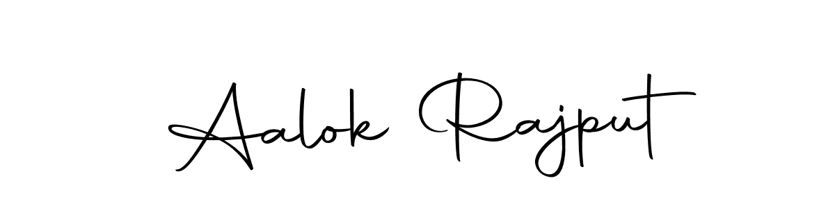 The best way (Autography-DOLnW) to make a short signature is to pick only two or three words in your name. The name Aalok Rajput include a total of six letters. For converting this name. Aalok Rajput signature style 10 images and pictures png