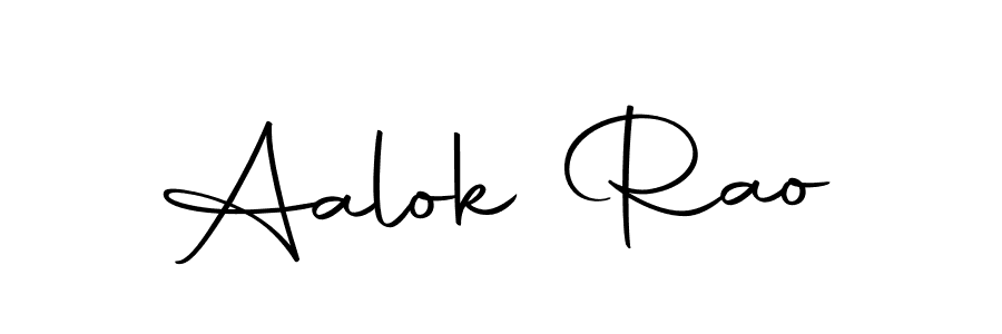 Make a beautiful signature design for name Aalok Rao. Use this online signature maker to create a handwritten signature for free. Aalok Rao signature style 10 images and pictures png