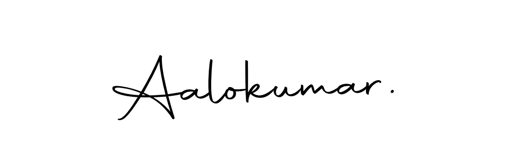 Use a signature maker to create a handwritten signature online. With this signature software, you can design (Autography-DOLnW) your own signature for name Aalokumar.. Aalokumar. signature style 10 images and pictures png