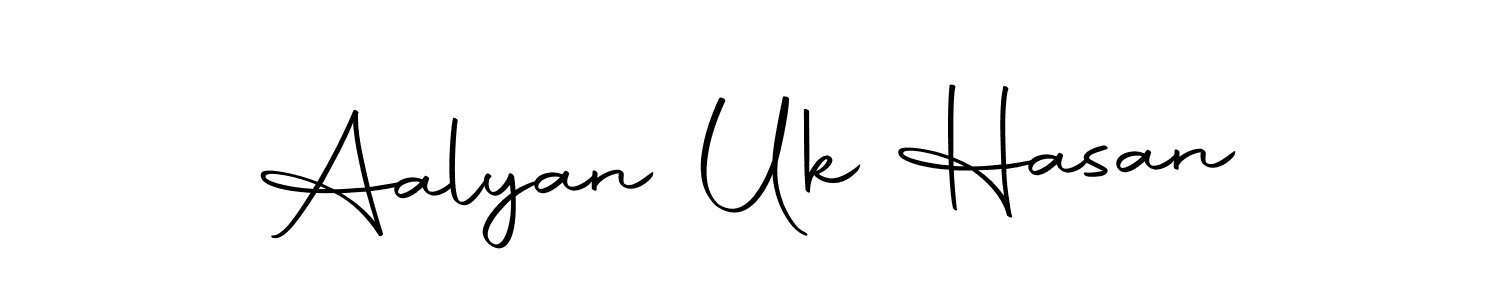 Make a short Aalyan Uk Hasan signature style. Manage your documents anywhere anytime using Autography-DOLnW. Create and add eSignatures, submit forms, share and send files easily. Aalyan Uk Hasan signature style 10 images and pictures png