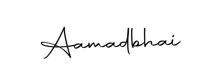 Make a beautiful signature design for name Aamadbhai. Use this online signature maker to create a handwritten signature for free. Aamadbhai signature style 10 images and pictures png